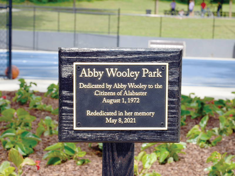 Rededication of Abby Wooley Park