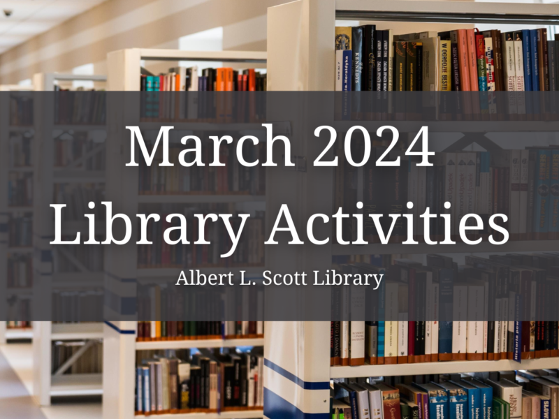 March Events at the Library