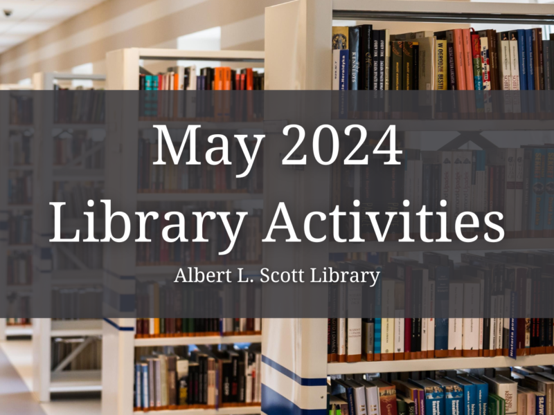 May Events at the Library